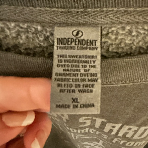 Ziggy Stardust Graphic Crewneck Sweatshirt - Black. David Bowie - Picture 2 of 2